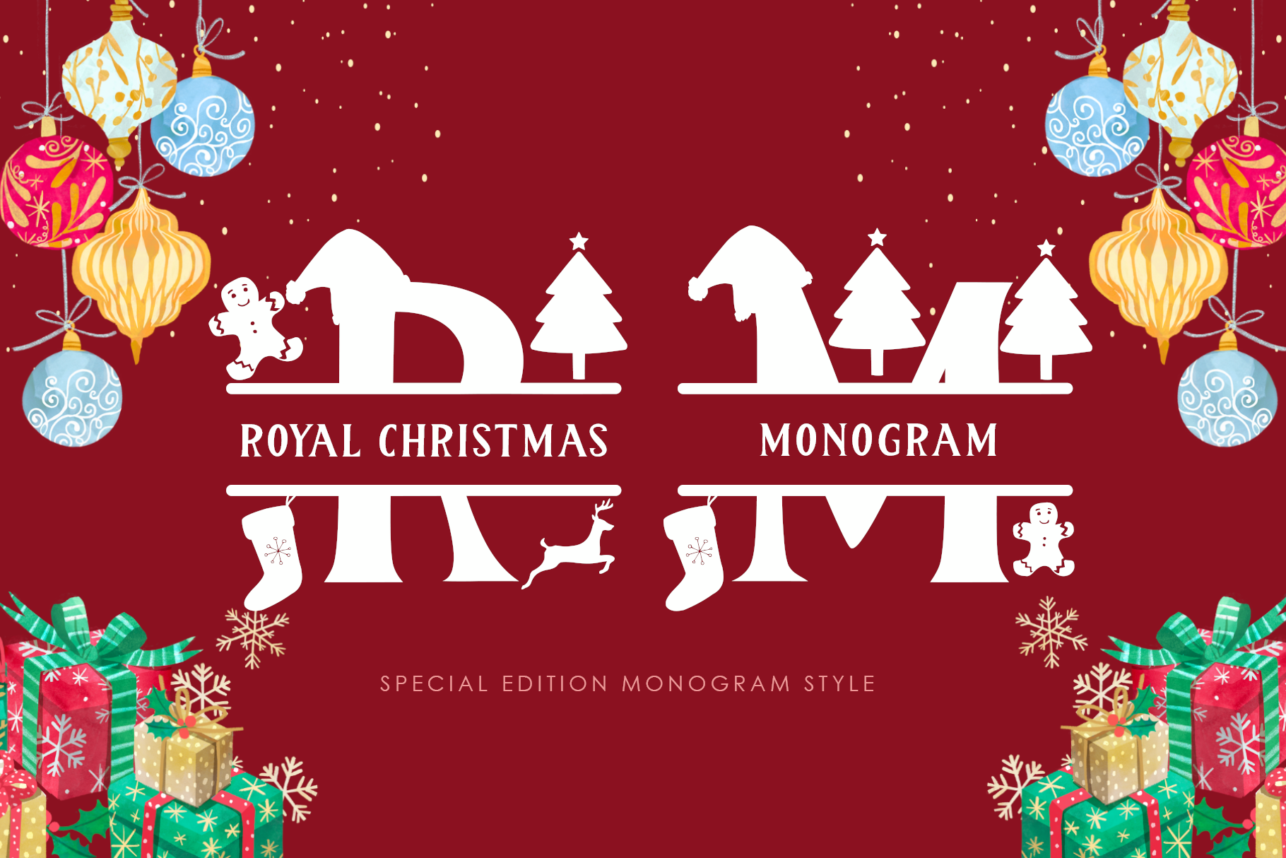 Royal Christmas Monogram